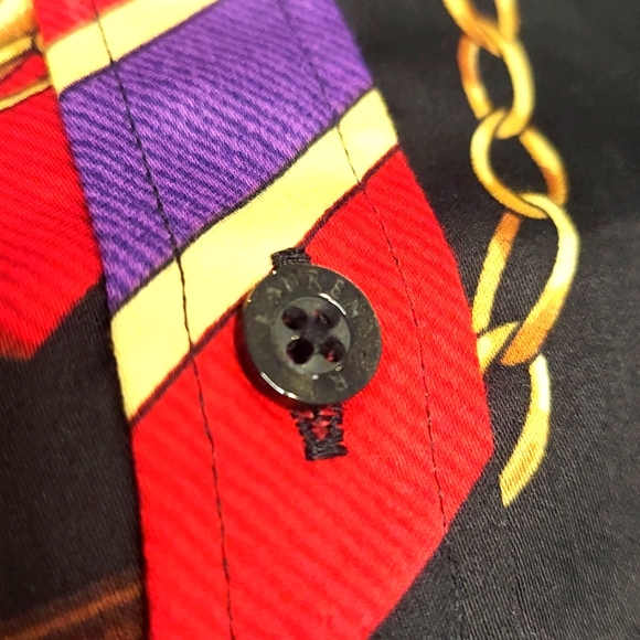 Vintage Lauren Ralph Lauren Horse Buckle 100% Cotton Button Down Size 2X - Picture 3 of 10